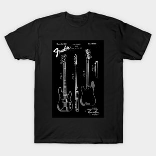 US Patent - Fender Bass Guitar T-Shirt